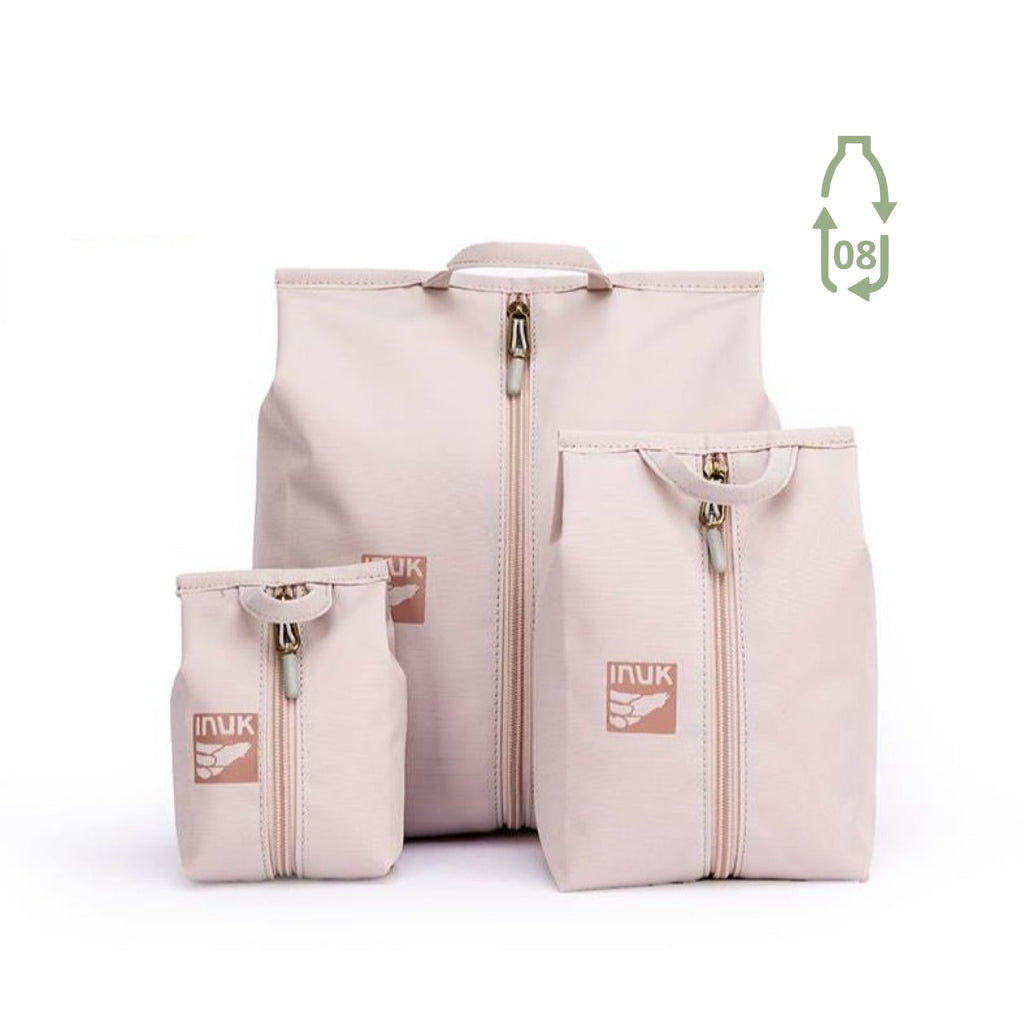 3PC Pouch Set - Recycled Fabrics