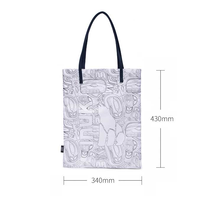 P-A-P Simple Tote Bag Bear's Life Print