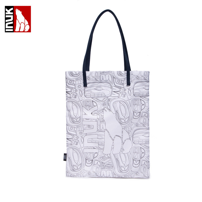 P-A-P Simple Tote Bag Bear's Life Print