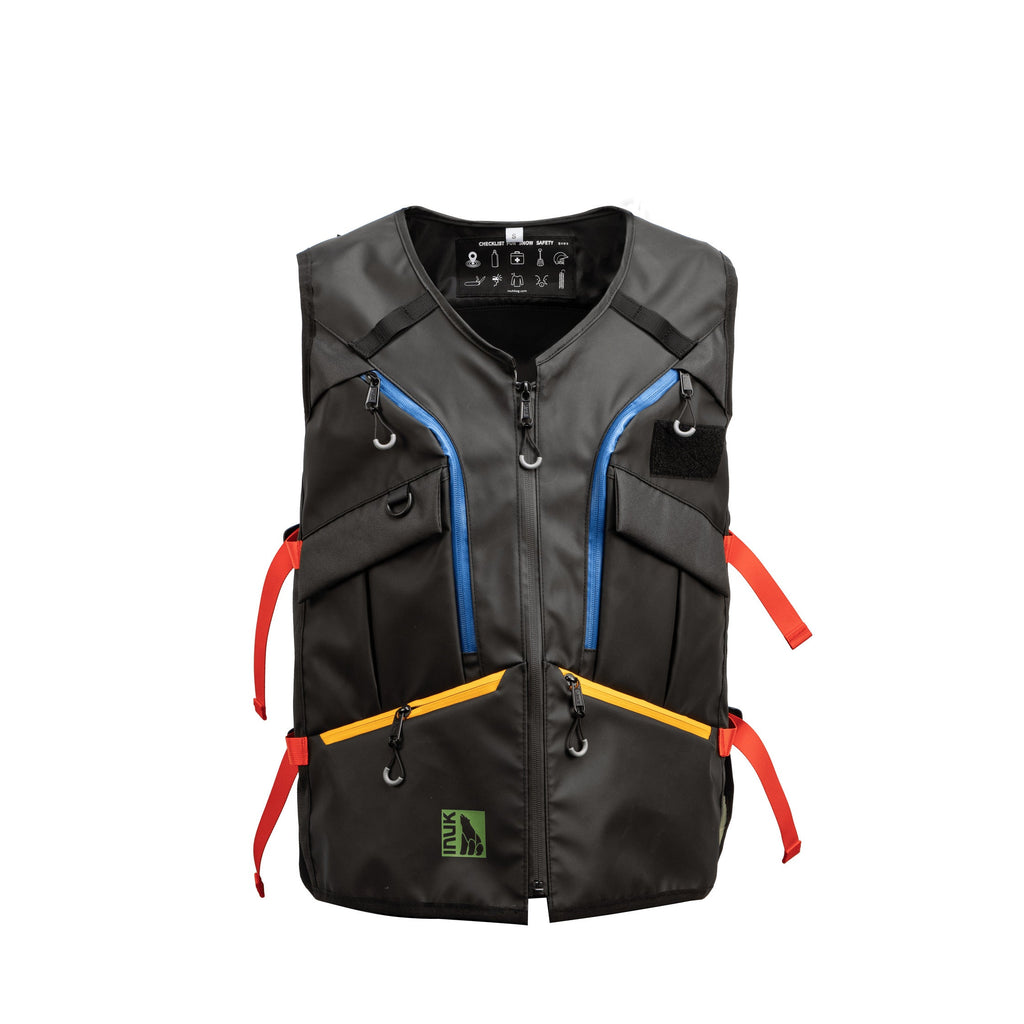 Summit Vest Backpack Black Blue Yellow