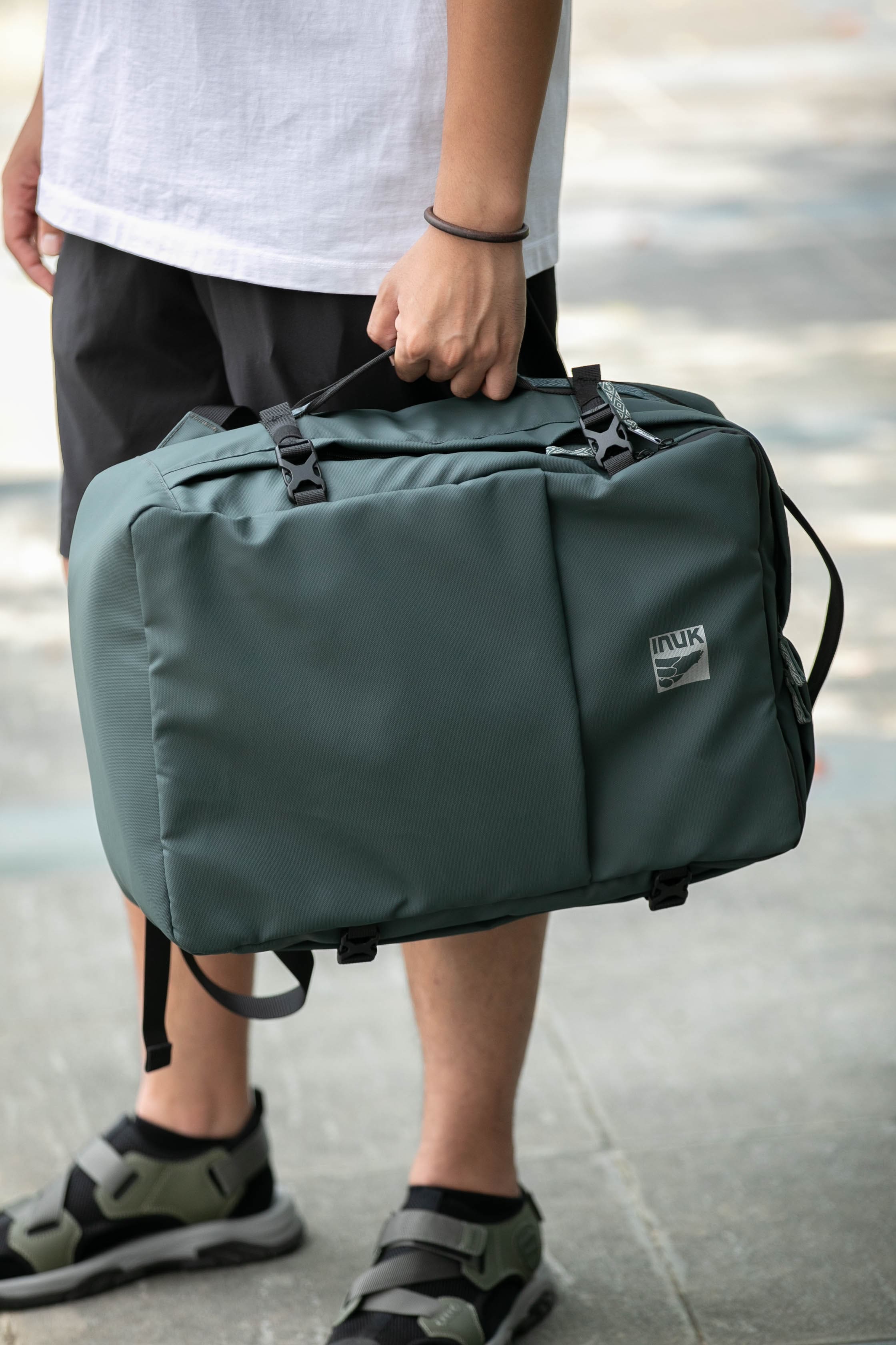 KUMA Large Square WR Watershed Backpack Black Forest Recycled Materials (38L)