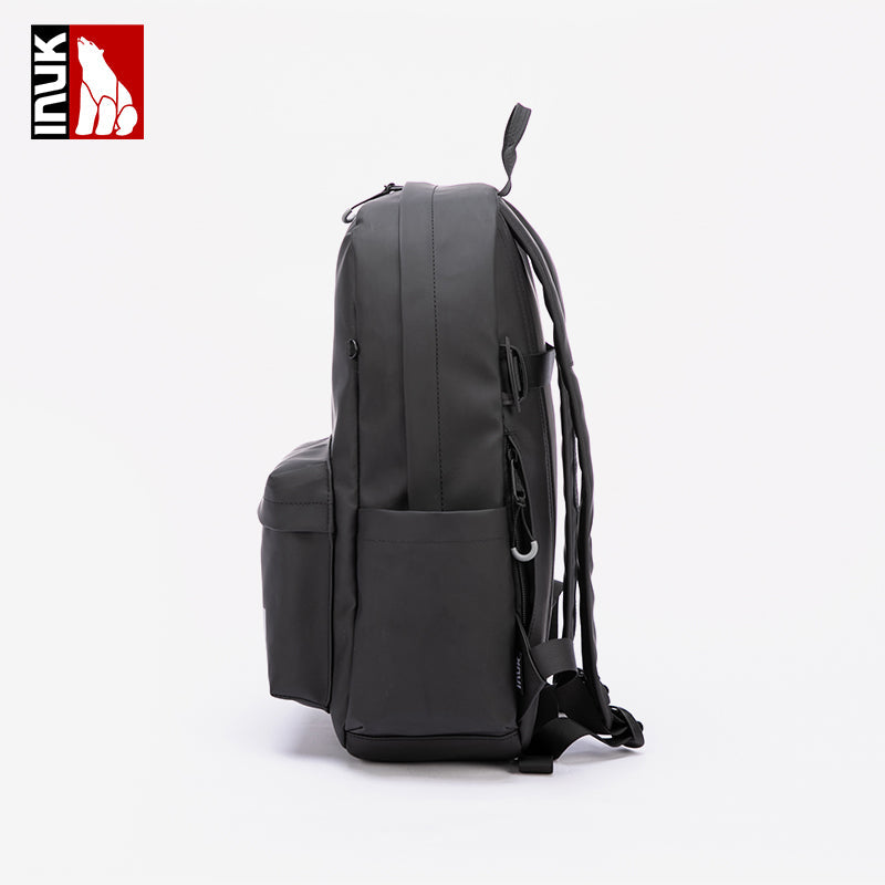 WUUL4_RR Black PU Body Backpack Recycled Fabrics (21L)