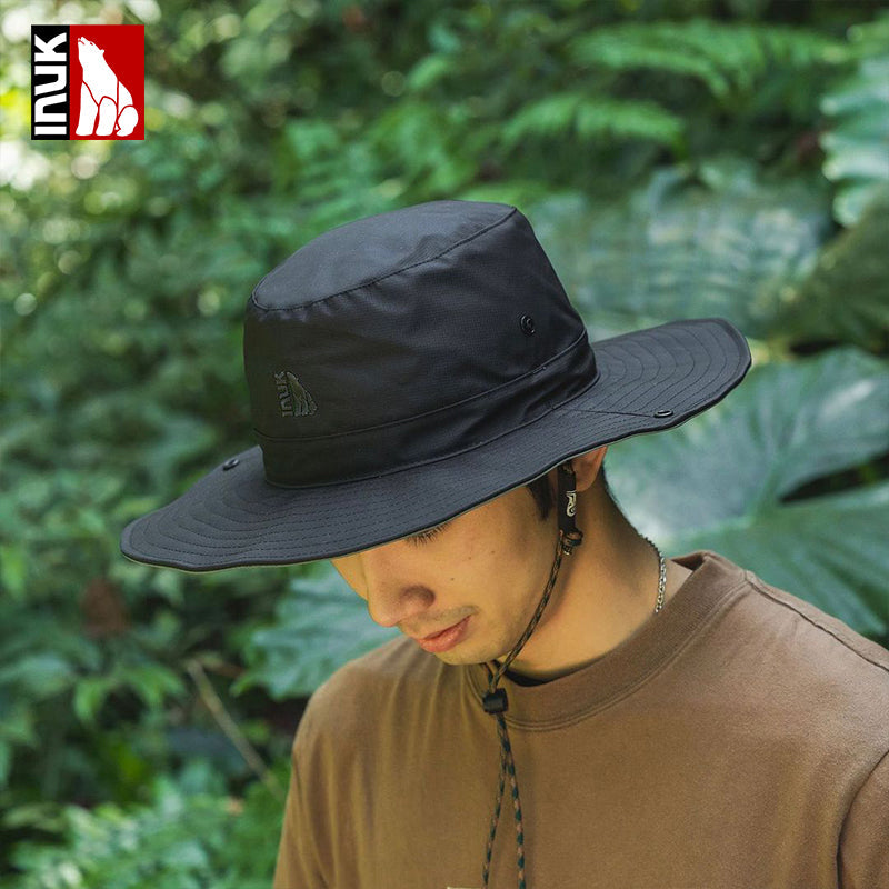 Wide Brim Bucket Hat