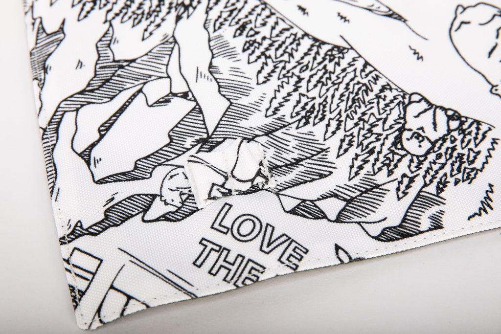 Double-sided Placemat -Bear's Life Print