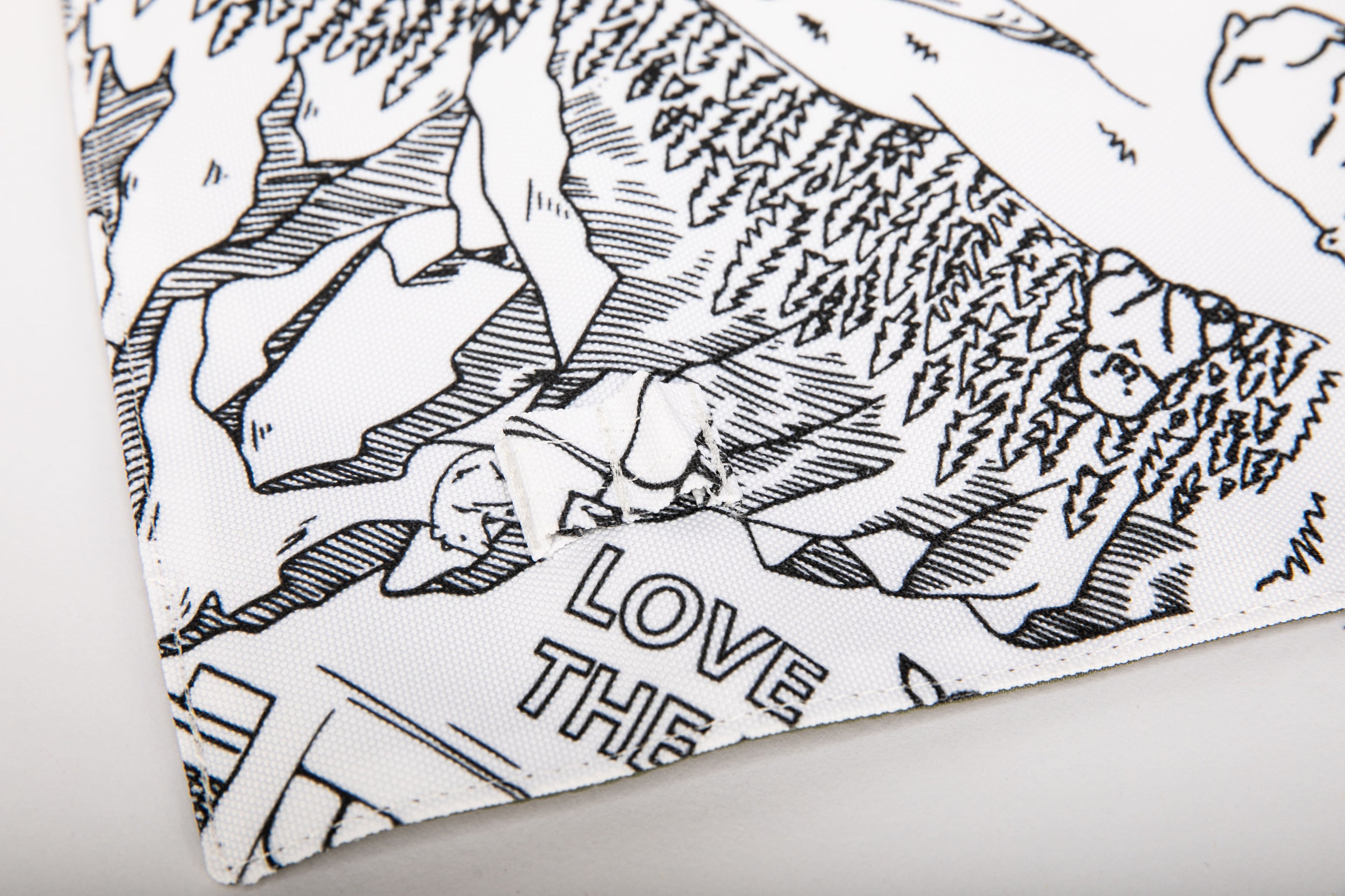 Double-sided Placemat -Bear's Life Print