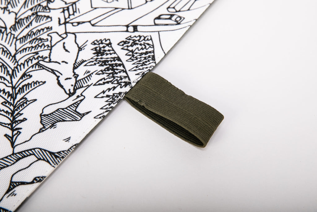 Double-sided Placemat -Bear's Life Print