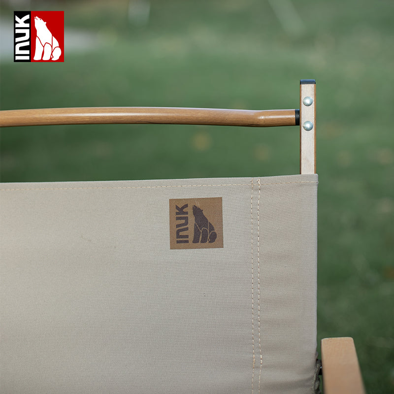 INUK Wood grain foldable Camping Chair