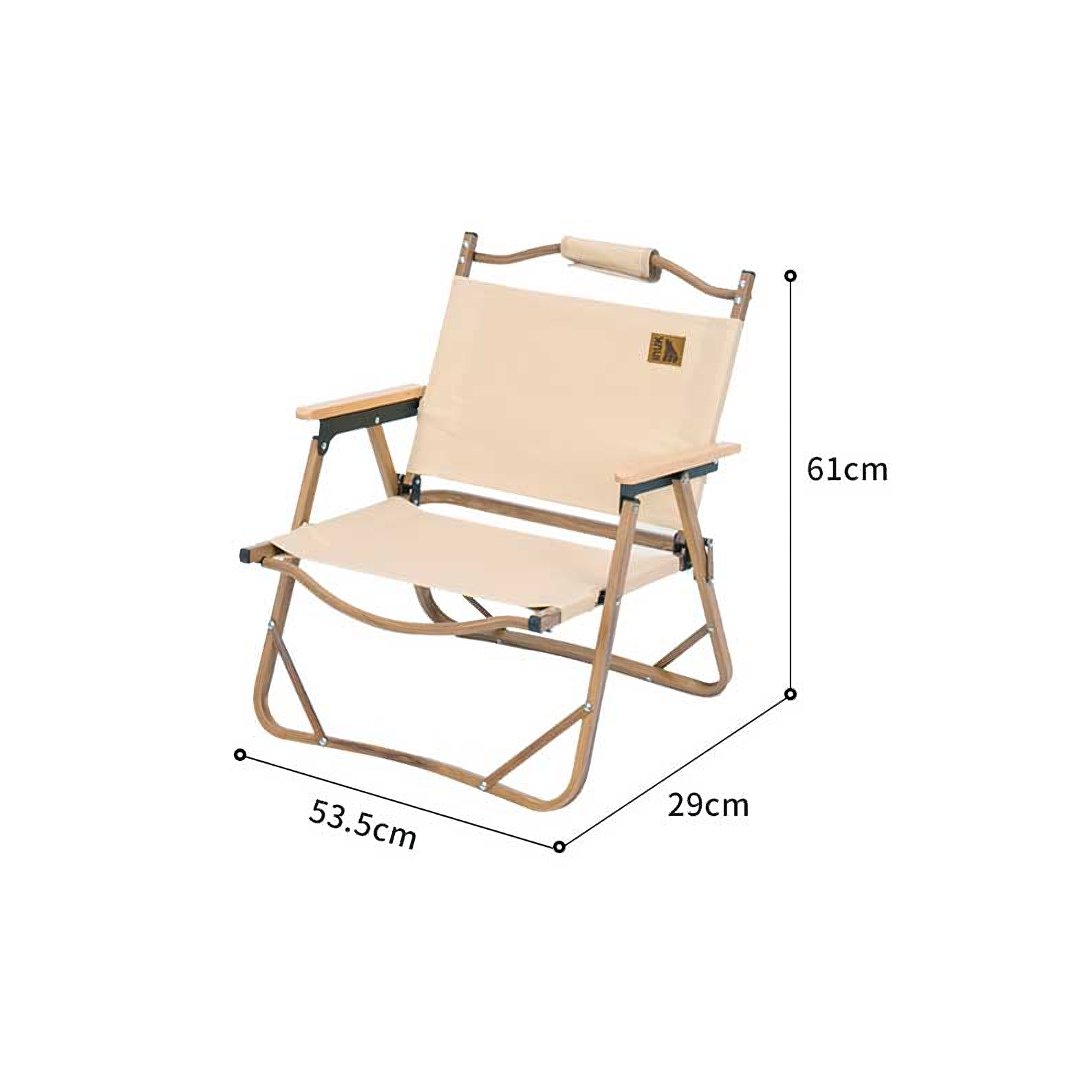 INUK Wood grain foldable Camping Chair
