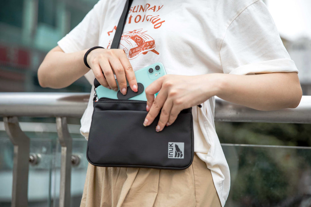 Long Wallet Sling Bag - Recycled Fabrics (0.8L)