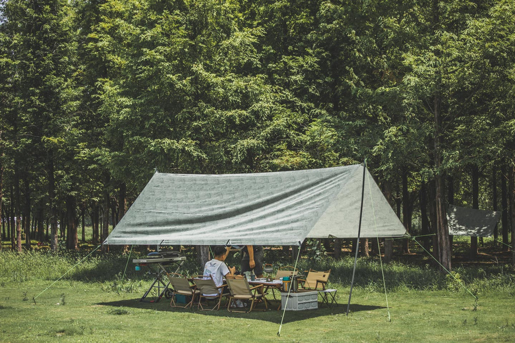 Camping Tarp Sun Rain Shelter- Recycled fabrics