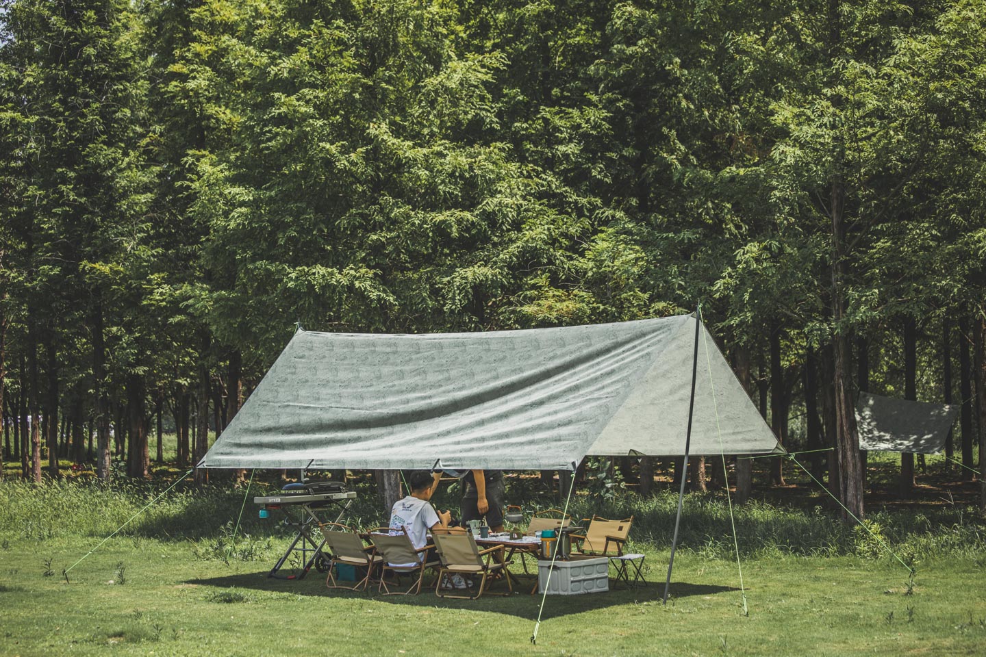 Camping Tarp Sun Rain Shelter- Recycled fabrics