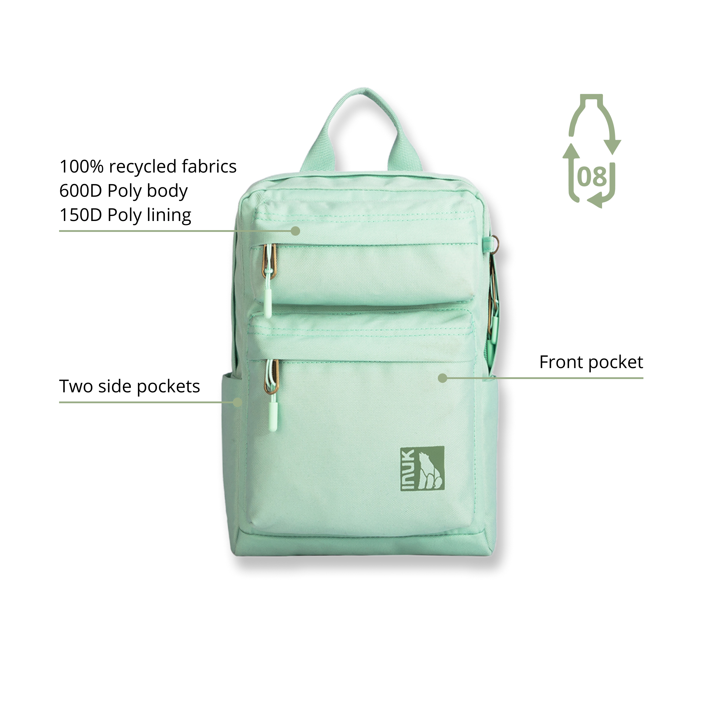 Venus Mini Backpack - Recycled Fabrics (6.3L)