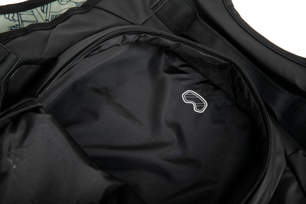 Summit Vest Backpack Black Blue Yellow