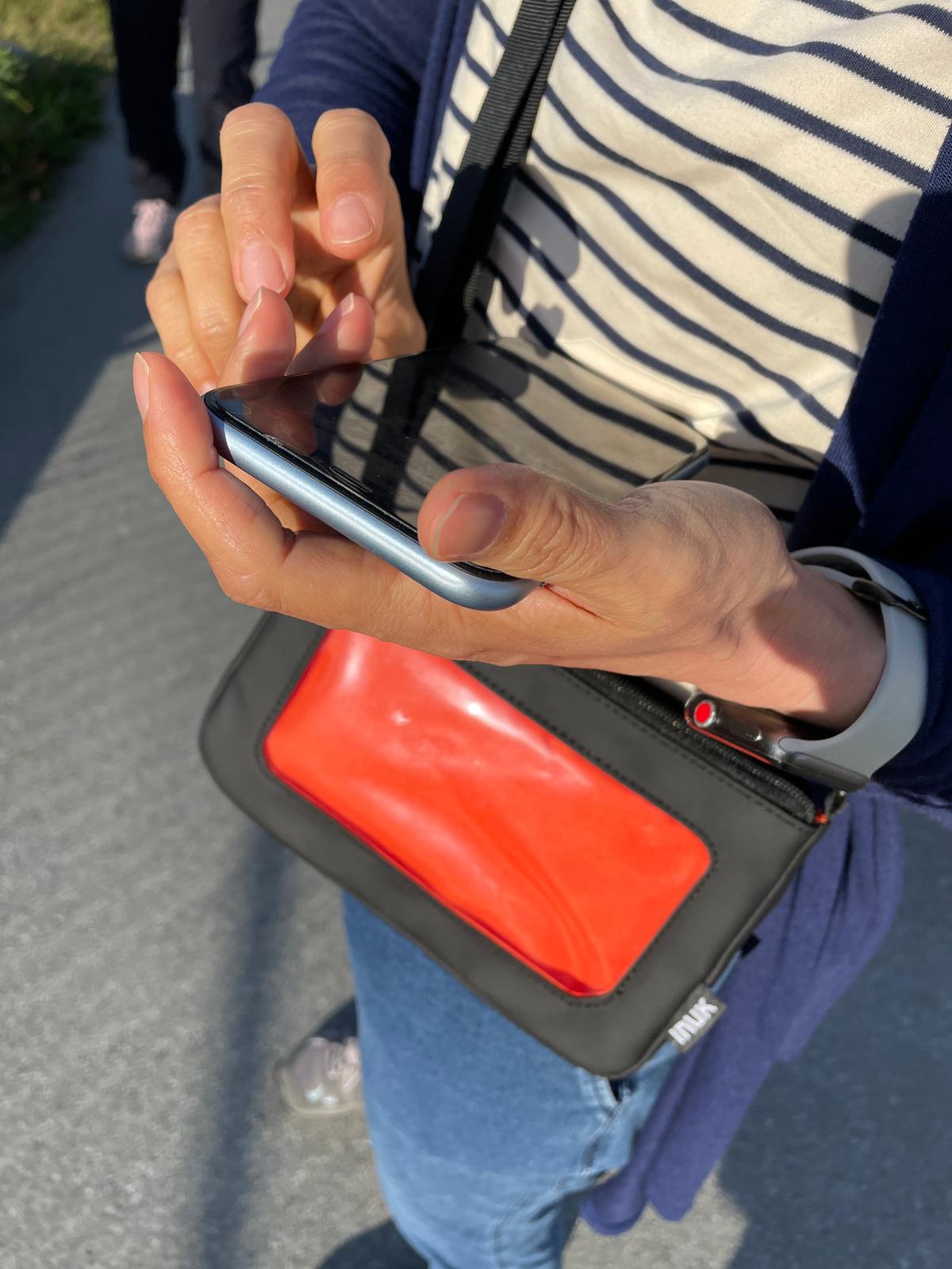 Long Wallet Sling Bag - Recycled Fabrics (0.8L)