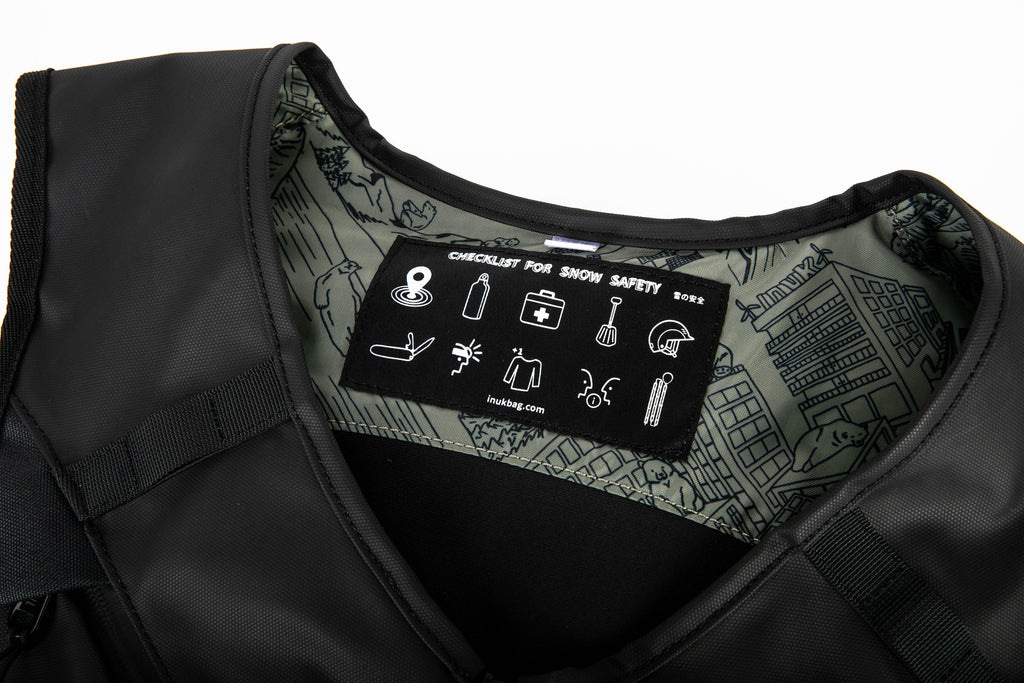 Summit Vest Backpack Black Blue Yellow