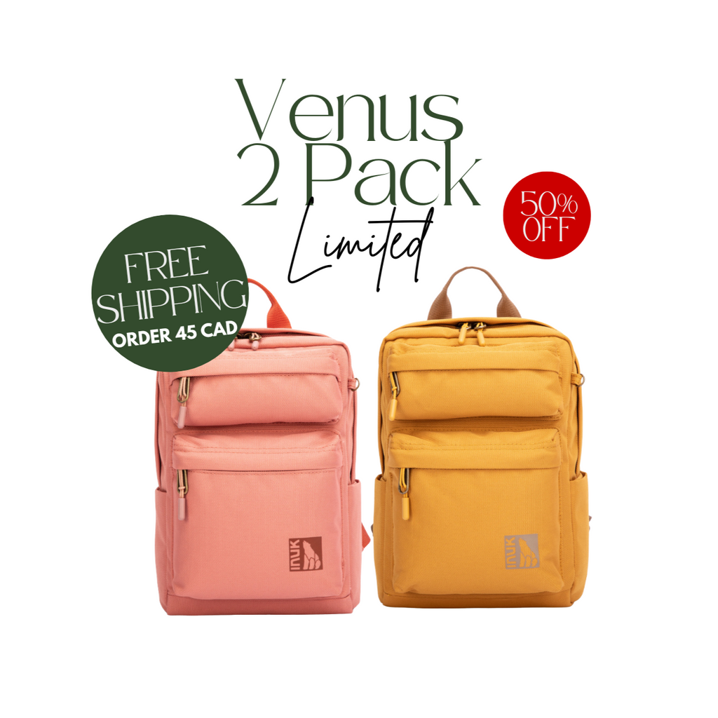 Venus Mini Backpack 2-Pack Apricot Brandy Dalia Orange | FREE Shipping Over $45 CAD